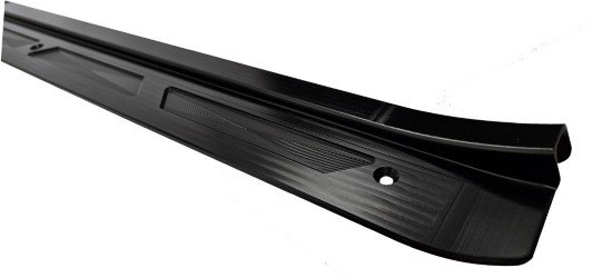 DSP-6872CHVL-B 68-'72 Chevelle Door Sill Plates [Black Anodized, Pair]