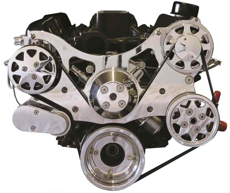 Serpentine Belt Front Drive System Small Block Ford