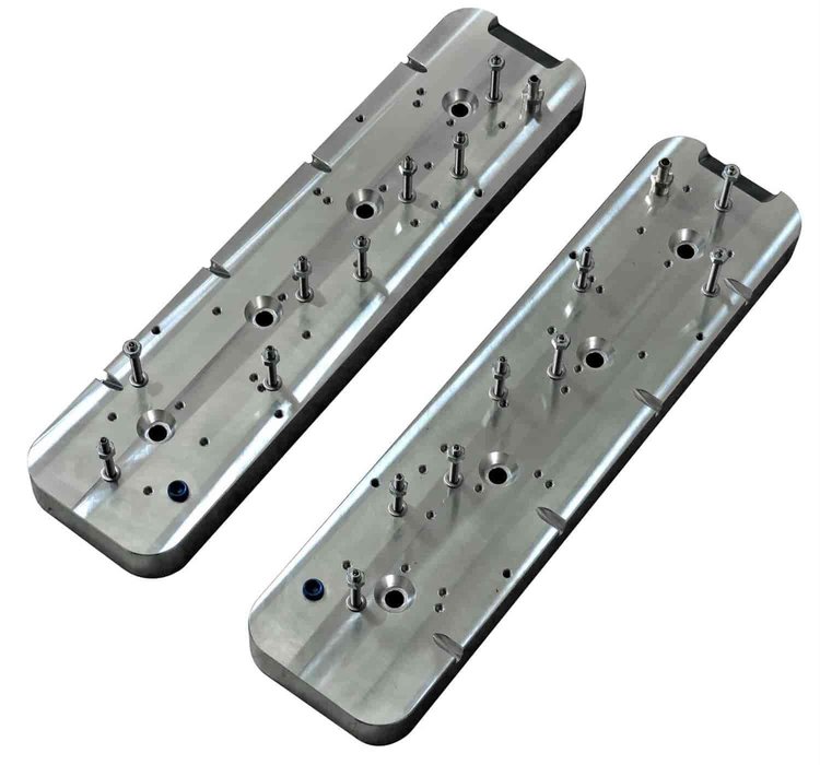 Valve Cover Adapters for LS to Small Block Chevy Conversion