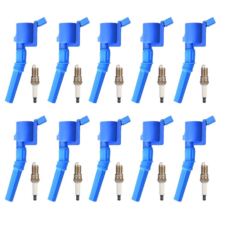 High-Performance Ignition Coil and Spark Plug Kit for 1998-2008 Ford F-150/E-150/Expedition