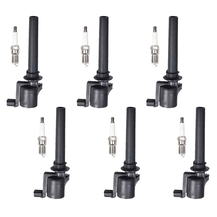OE Replacement Ignition Coil and Spark Plug Kit, Mercury Mariner/Montego/Sable