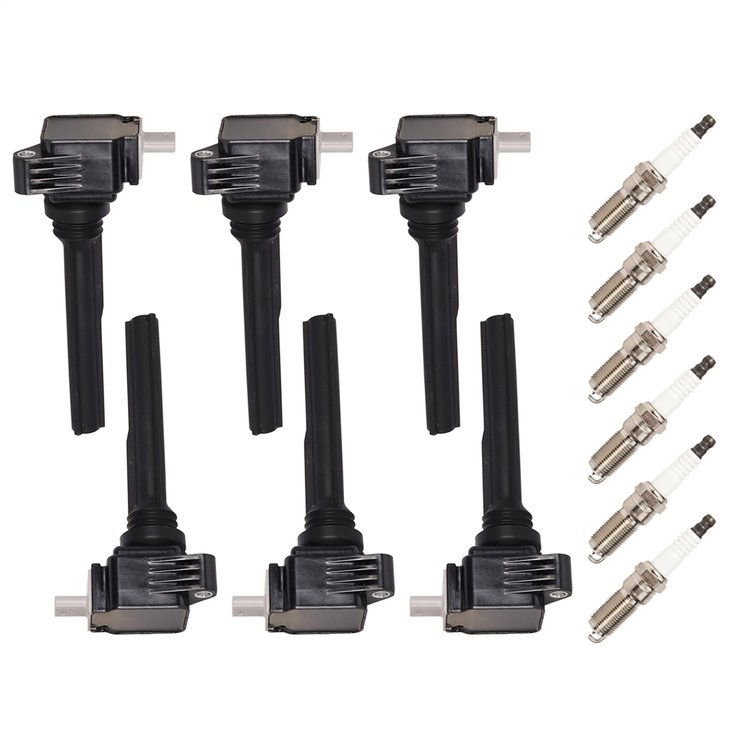 OE Replacement Ignition Kit with 6 Coils & 6 Plugs for 2018-2021 Lincoln Navigator & 2017-2021 Ford F-150 3.5L V6