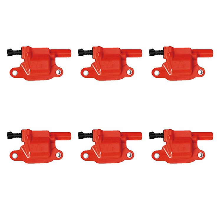 High-Performance Ignition Coils for GM V8 5.3L/6.0L/6.2L [Red]