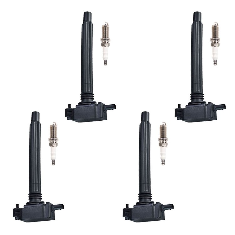 OE Replacement Ignition Coil and Spark Plug Kit, Fiat 500X, Jeep Cherokee