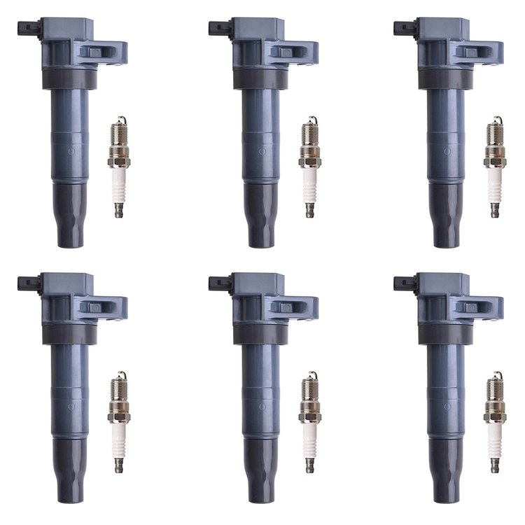 OE Replacement Ignition Coil and Spark Plug Kit, 2006-2012 Kia Sedona 3.5/3.8L