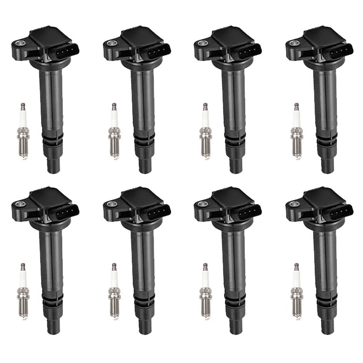 OE Replacement Ignition Coil and Spark Plug Kit, 2008-2011 Lexus GS460 4.6L V8