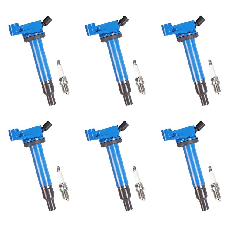 High-Performance Ignition Coil and Spark Plug Kit for Toyota Camry V6