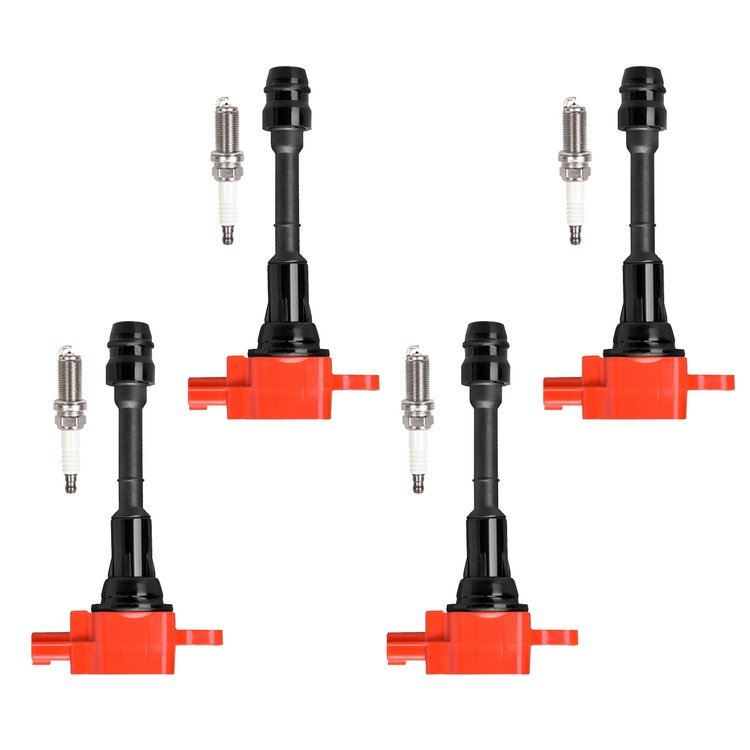 High-Performance Ignition Coil and Spark Plug Kit for Nissan Altima/Sentra L4