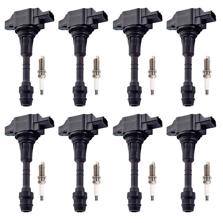 OE Replacement Ignition Coil and Spark Plug Kit, Infiniti QX56, Nissan Armada/Titan/Pathfinder
