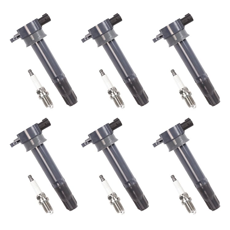 OE Replacement Ignition Coil and Spark Plug Kit, 2009-2011 Mitsubishi Endeavor/Galant LS SE 3.8L V6