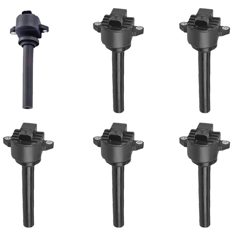 OE Replacement Ignition Coils for Honda Passport, Isuzu Amigo, Axiom Rodeo 3.2L/3.5L [Black]