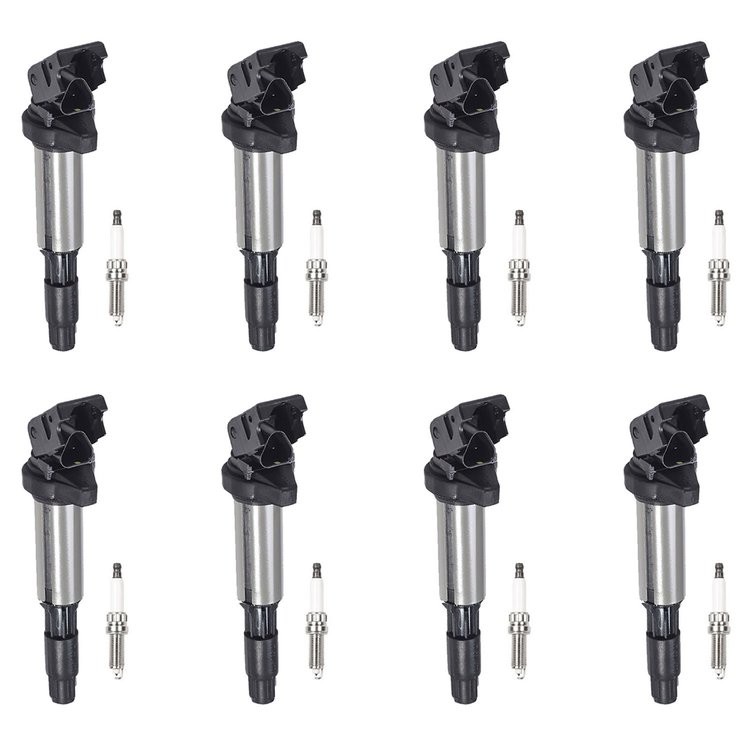 OE Replacement Ignition Coil and Spark Plug Kit, BMW 550i/650i/X5 4.8L V8