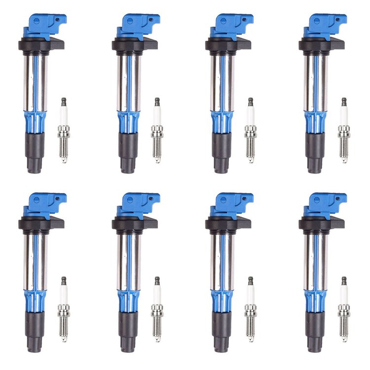 High-Performance Ignition Coil and Spark Plug Kit for BMW 750i/550i/650i/X5 4.8L