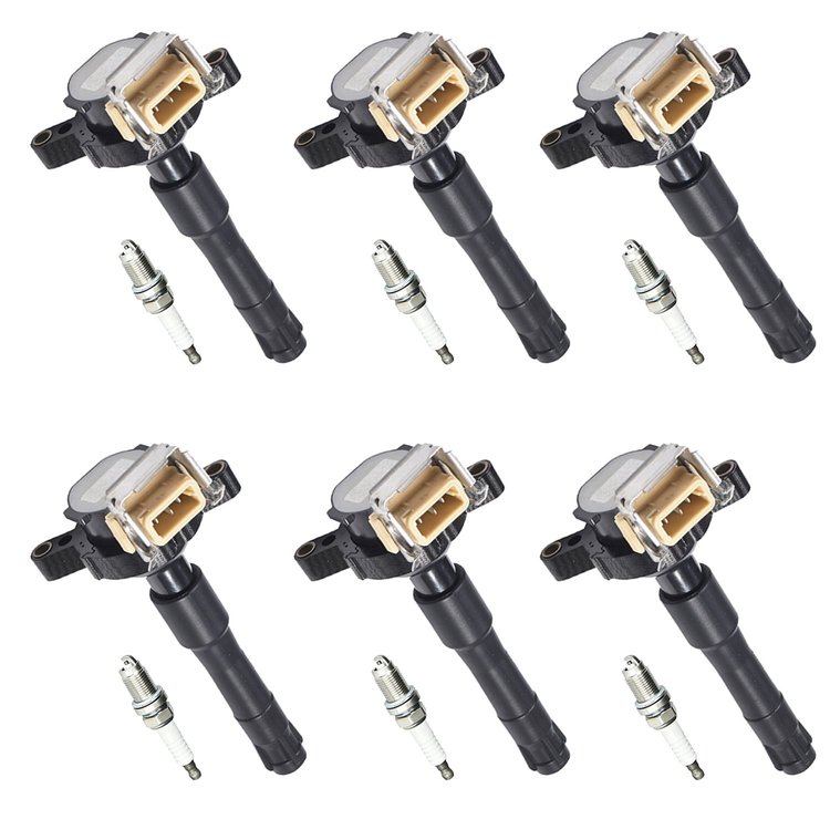 OE Replacement Ignition Coil and Spark Plug Kit, BMW 325i/323i 2.5L, BMW 740iL/X5/540i 4.4L, BMW 330i/530i