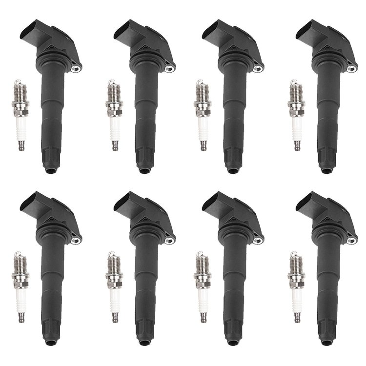 OE Replacement Ignition Coil and Spark Plug Kit, 2003-2006 Porsche Cayenne Turbo 4.5L V8