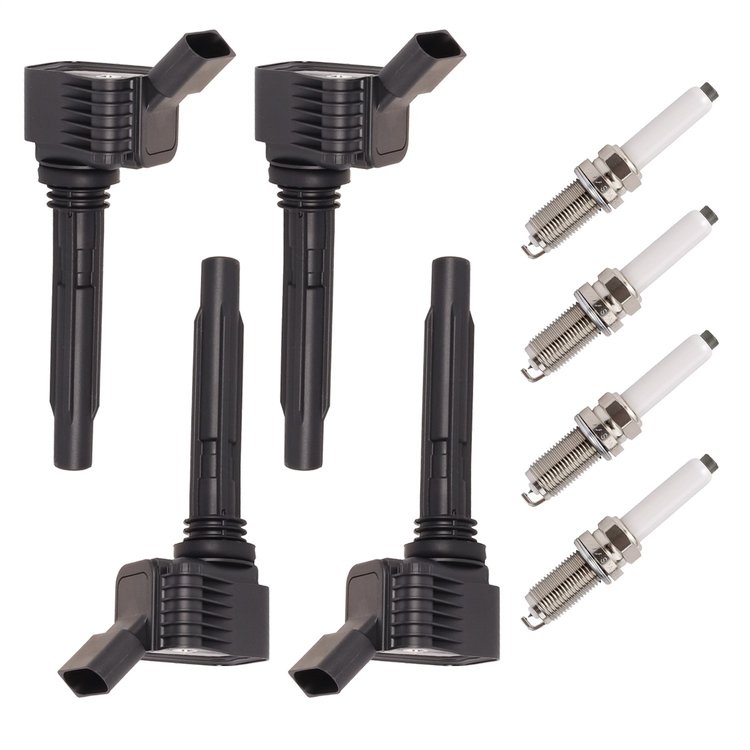 OE Replacement Ignition Kit with 4 Coils & 4 Plugs for 2014-2018 Volkswagen Jetta & 2014-2019 Volkswagen Passat