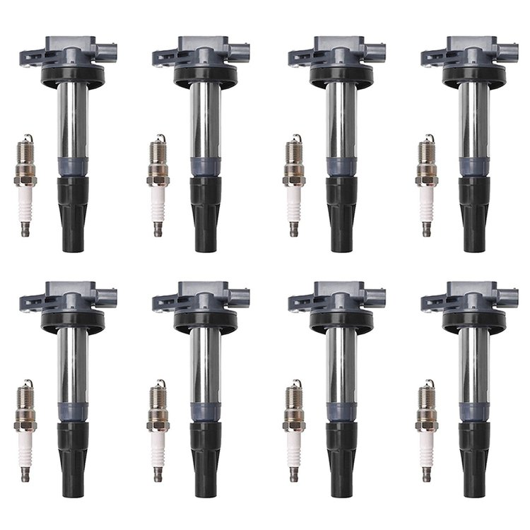 OE Replacement Ignition Coil and Spark Plug Kit, 2005-2009 Land Rover Range Rover LR3 V8