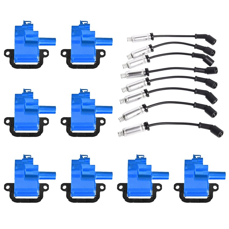 High-Performance Ignition Coil and Spark Plug Kit for GM