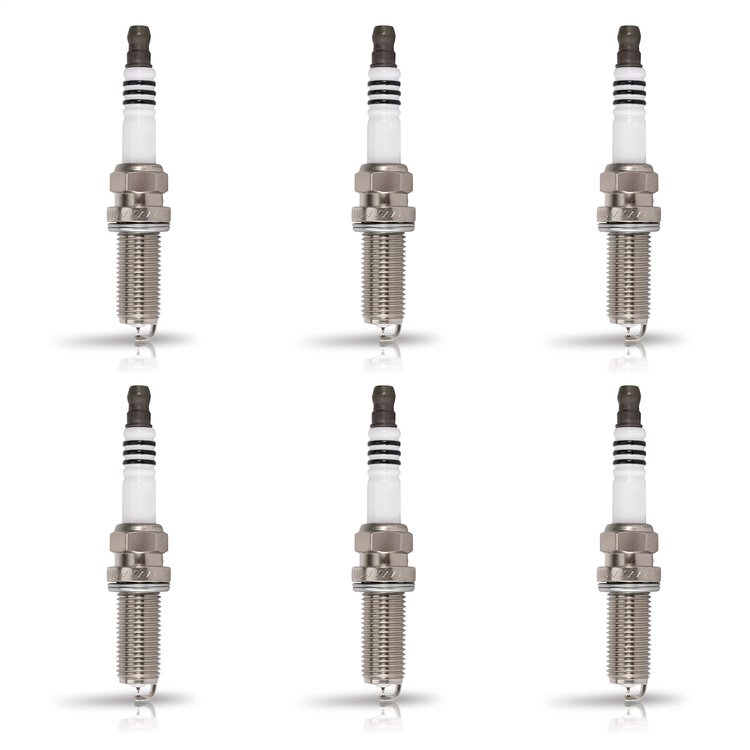 Iridium Platinum Spark Plug Set for 2014-2018 Maserati Quattroporte & 2017-2020 Maserati Levante 3.0L V6 [Set of 6]