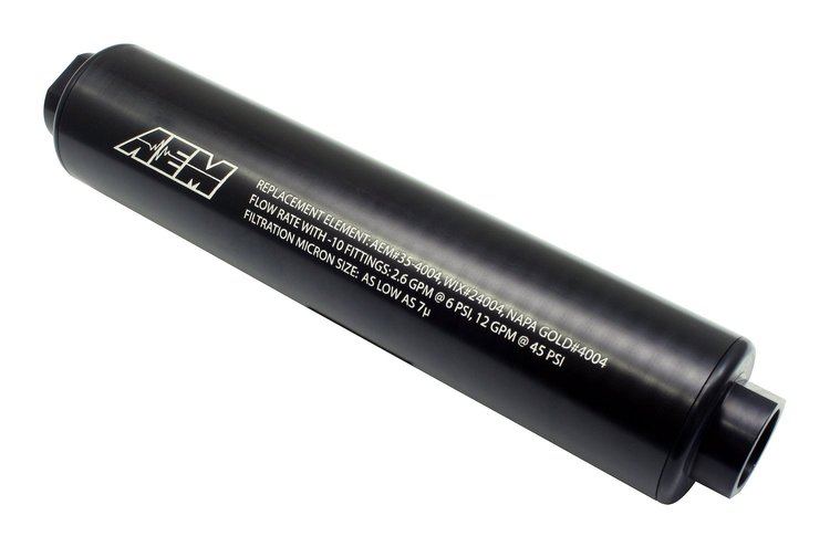 Universal High Volume Fuel Filter Inlet: -10AN