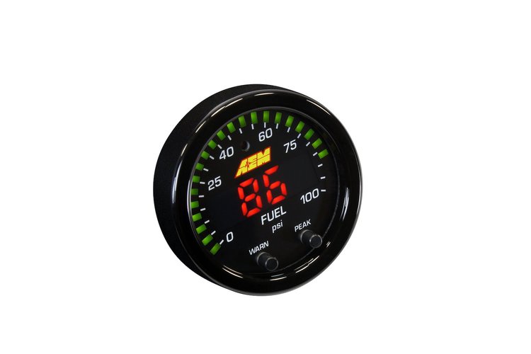 30-0301 X-Series Oil/Fuel Pressure Gauge [0-100 psi, 0-7 bar]