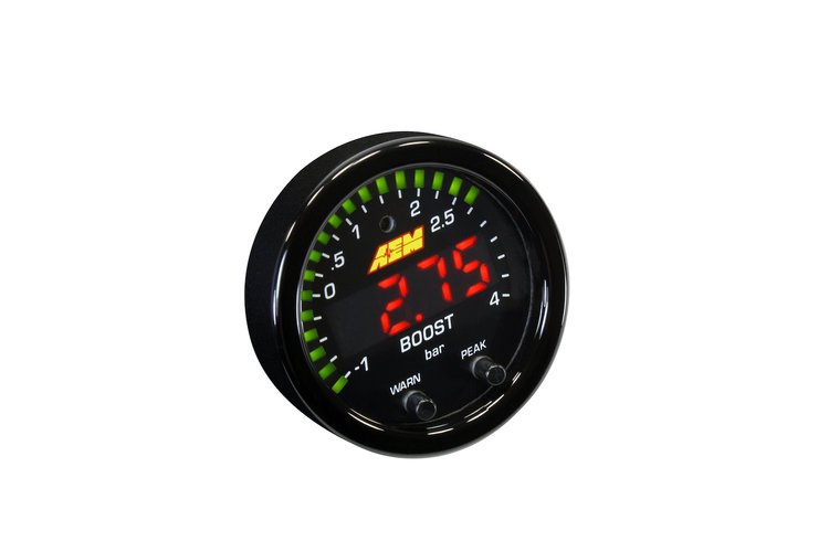 X-Series Boost Pressure Gauge -30 in.Hg-60 psi or -1-4 bar