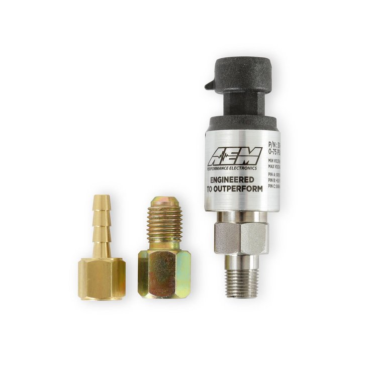 5 Bar/75 PSIa Map Sensor Kit 1/8" NPT male thread