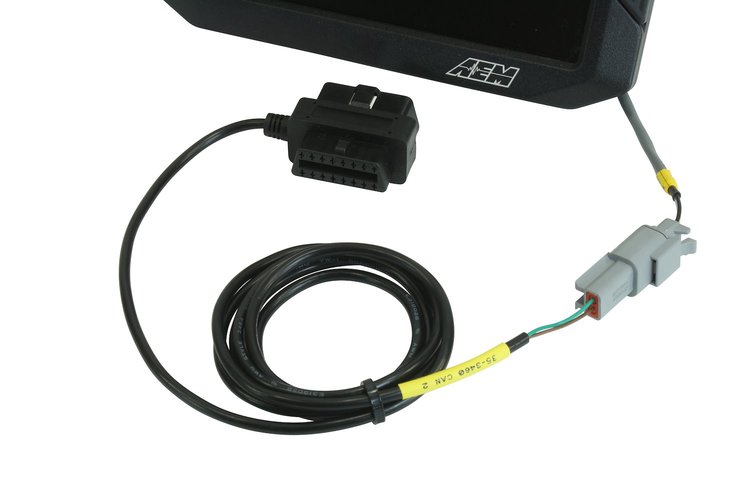 CD Carbon Digital Dash Plug-and-Play Adapter Cable to OBD II Port Adapter Harness