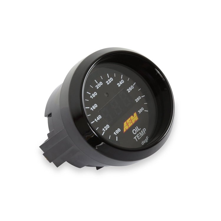 Oil/Transmission/Water Temperature Gauge 2-1/16" (52mm) Housing