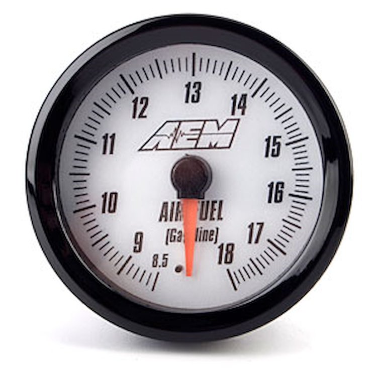 Analog Wideband AFR Gauge White Face