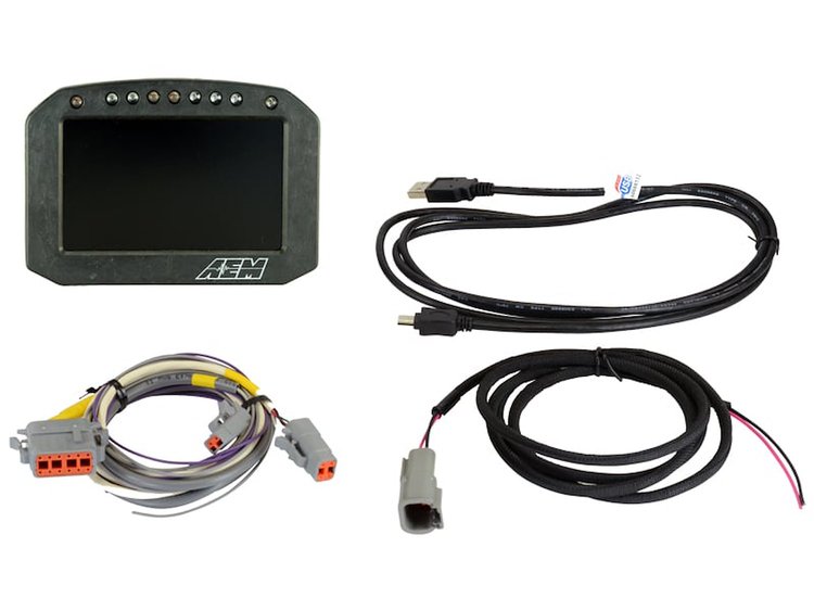 CD-5F Carbon 5 in. Flat Panel Digital Dash Display 30-5600F