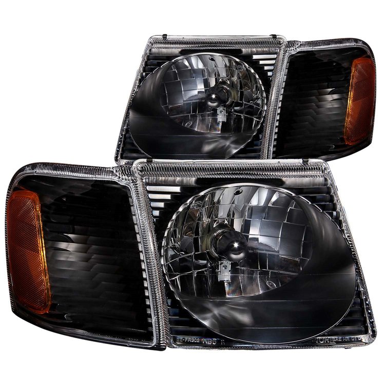 Black Housing Headlights 2004-2005 Ford Explorer Sport Trac