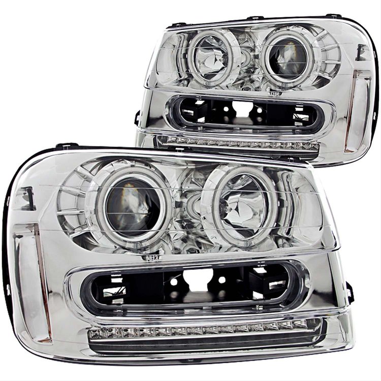 Chrome Housing Headlights 2002-2005 Chevy Trailblazer