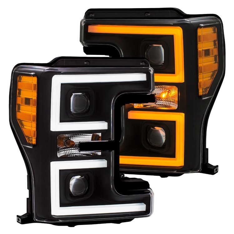 111388 Projector Headlight Set Fits Select Ford F-250 Super Duty, Ford F-350 Super Duty, Ford F-450 Super Duty