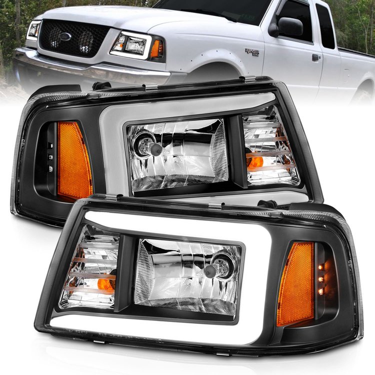 111511 Crystal Headlight Set 2001-2011 Ford Ranger, 2001-2001 Ford F-100 Ranger