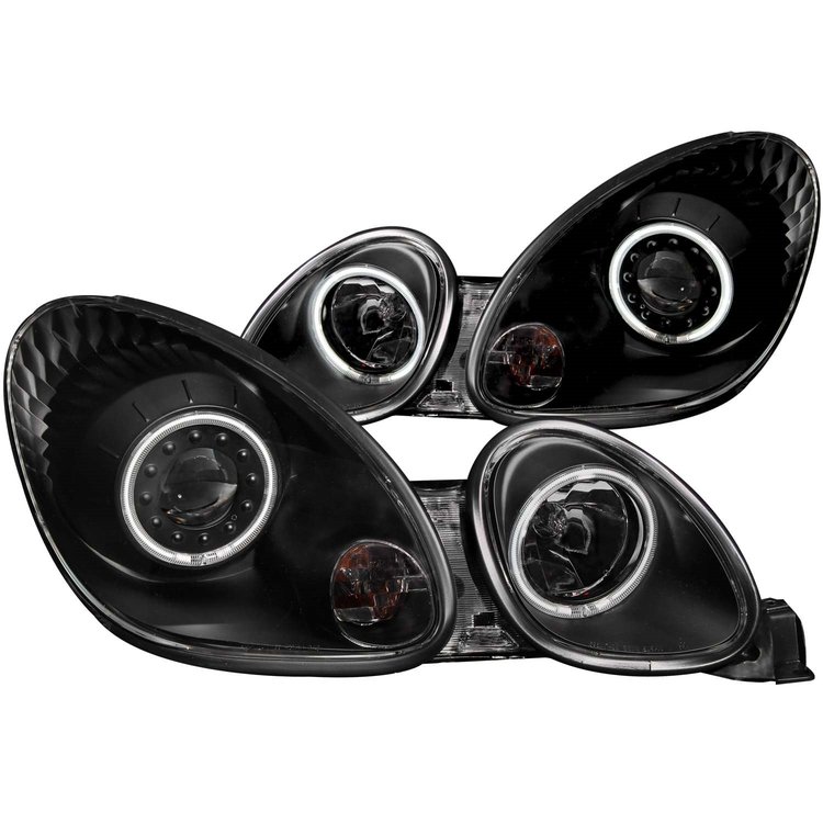 121144 Black Housing Headlights 1998-2005 Lexus GS 300/400/430