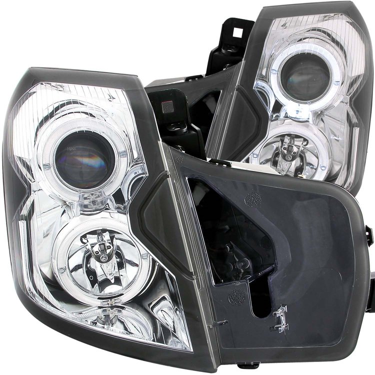 121416 Chrome Housing Headlights 2003-2007 Cadillac CTS