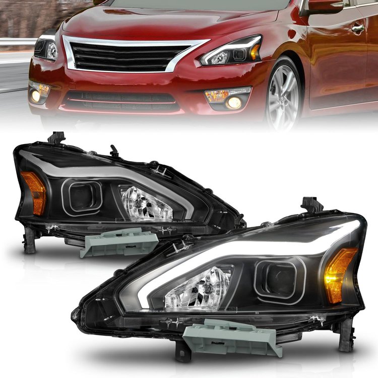 121569 Projector Headlight Set 2013-2015 Nissan Altima