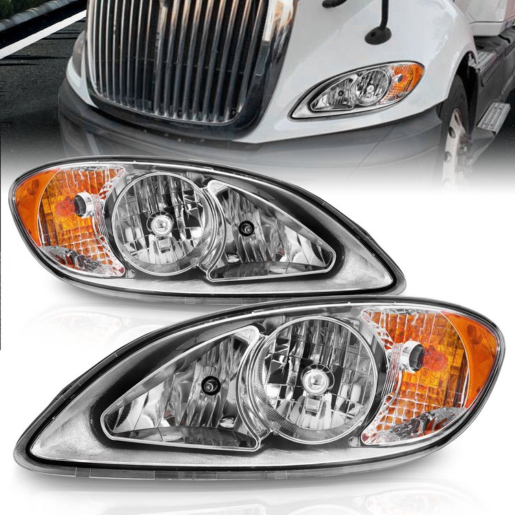 131033 Crystal Headlight Set 2008-2016 International ProStar