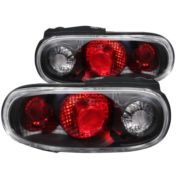 221077 Black Euro Taillights 1990-1997 Mazda Miata