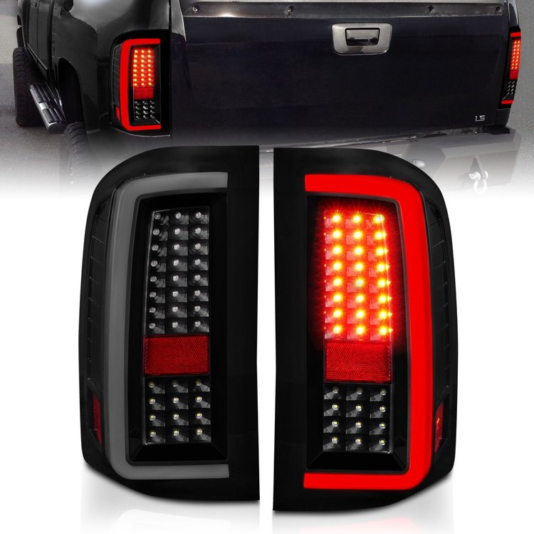 311381 LED Tail Light Assembly Fits Select Chevy Silverado 1500/2500/3500 HD