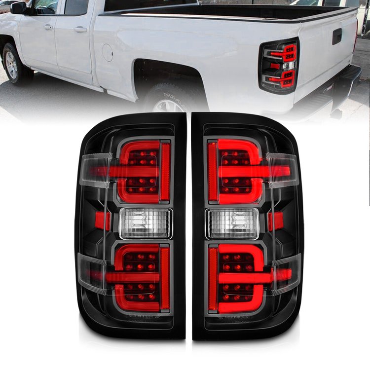 311425 LED Tail Light Assembly Fits Select Chevy Silverado 1500/2500/3500 HD, GMC Sierra 3500 HD