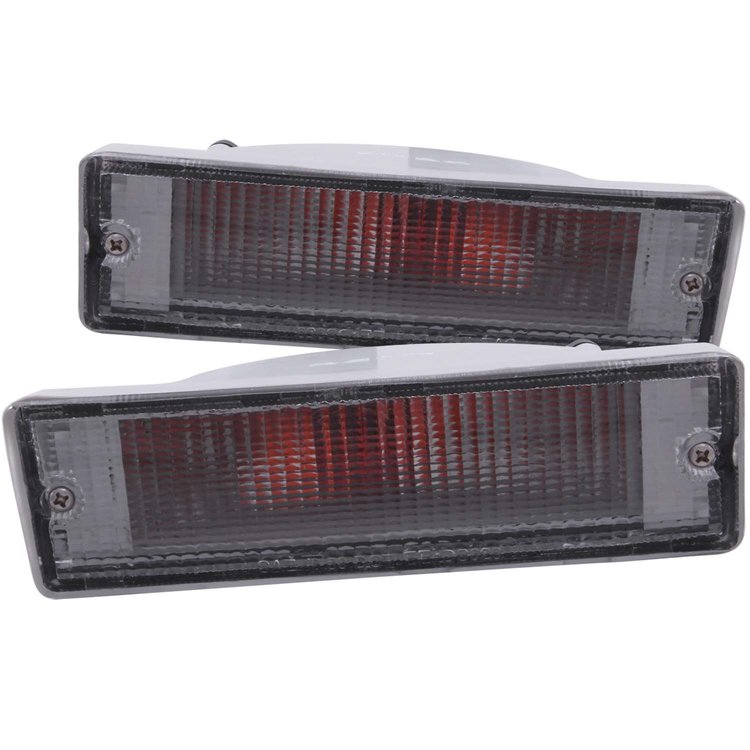 1988-1997 Nissan Hardbody Bumper Lights Chrome