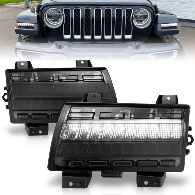 511088 Side Marker Light Assembly Fits Select Jeep Gladiator, Jeep Wrangler