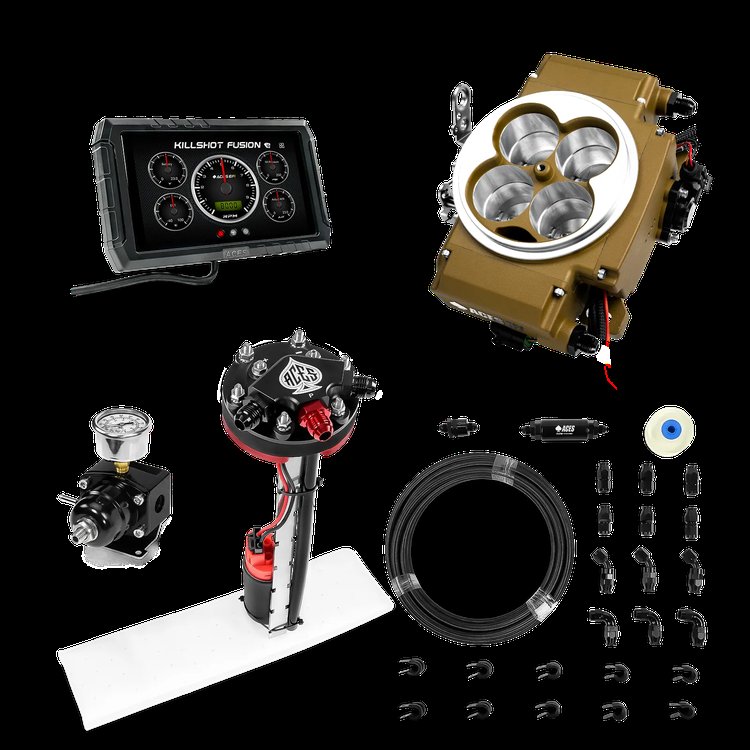Killshot Fusion EFI System with Fuel Delivery System for 4150-Flange Intake Manifolds