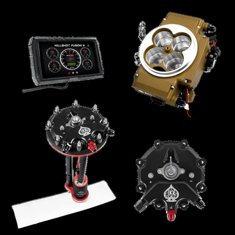 Killshot Fusion EFI System with Fuel Delivery System for 4150-Flange Intake Manifolds