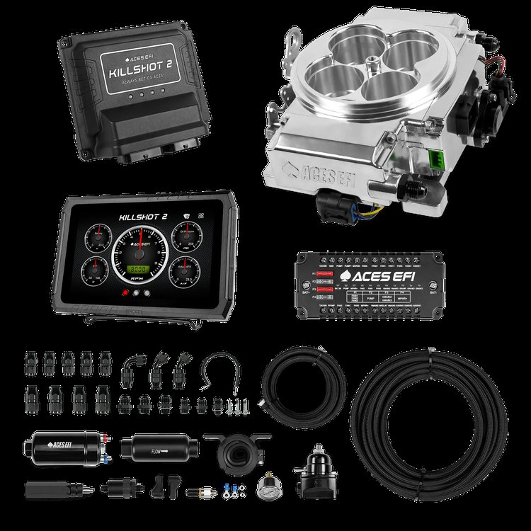 Killshot 2 Pro EFI System with Fuel Delivery System for 4150-Flange Intake Manifolds