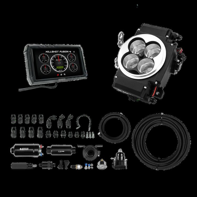 Killshot Fusion EFI System with Fuel Delivery System for 4150-Flange Intake Manifolds