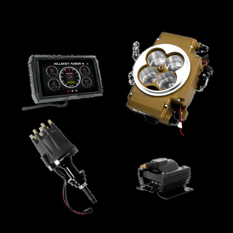 Killshot Fusion EFI System with Distributor and Coil for 4150-Flange Intake Manifolds