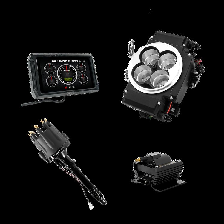 Killshot Fusion EFI System with Distributor and Coil for 4150-Flange Intake Manifolds